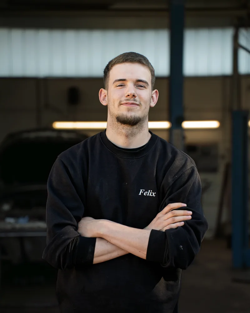 Felix, Auszubildender bei KFZ Service Ridder